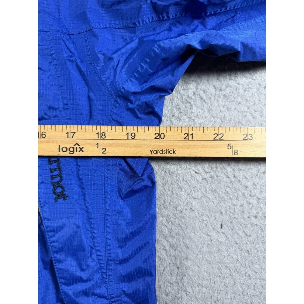 Marmot Hooded Rain Full Zip Jacket Coat Hoodie Youth Kids Boys XL 14-16 Blue